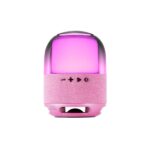 Mars Gaming MS-FLOW Altoparlante Bluetooth da 15 W - Luci RGB a 360 gradi - Batteria da 2000 mAh - Compatto - Portata fino a 10 m - Colore rosa