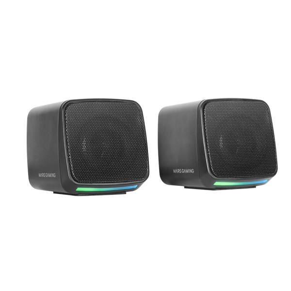 Mars Gaming MS-PRO Altoparlante compatto da 10 W - Alimentazione USB - Luci RGB - Jack da 3 Mars Gaming MS-PRO Altoparlante compatto da 10 W - Alimentazione USB - Luci RGB - Jack da 3