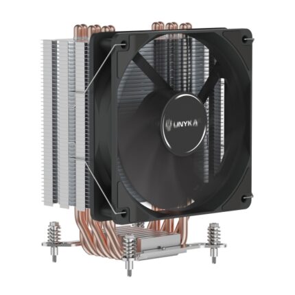Unykach Unycool H60 Dissipatore CPU - Multisocket universale - Ventola da 120 mm - Colore nero