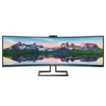 Philips P Line SuperWide 499P9H/00 Monitor LED curvo da 49" DWQHD 70Hz - Risposta 5ms - Altoparlanti 10W - Regolabile in altezza