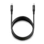 Cavo NGS 2.0 da USB-C maschio a USB-C maschio - Ricarica ultraveloce fino a 240 W - Lunghezza 2 m - Colore nero
