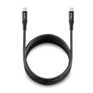 Cavo NGS 2.0 da USB-C maschio a USB-C maschio - Ricarica ultraveloce fino a 240 W - Lunghezza 2 m - Colore nero