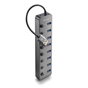 NGS IHUB8  Hub USB 3.0 - 8 porte USB 3.0 con interruttori - Fino a 5Gbps