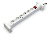 Salicru Regleta SPS SAFE 6S Protezioni elettriche attive di ultima generazione - 6 prese Schuko - Colore bianco