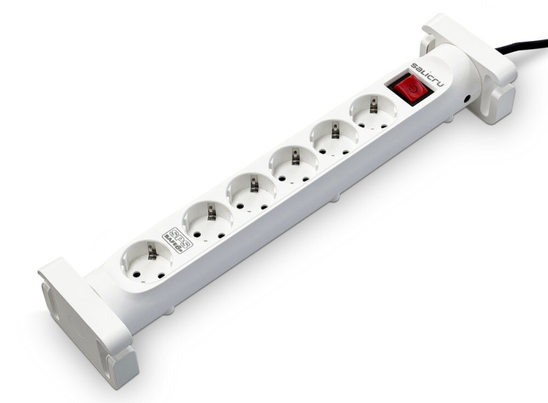 Salicru Regleta SPS SAFE 6S Protezioni elettriche attive di ultima generazione - 6 prese Schuko - Colore bianco Salicru Regleta SPS SAFE 6S Protezioni elettriche attive di ultima generazione - 6 prese Schuko - Colore bianco