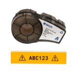 Brady M21-750-595-YL Nastro per etichette originale in vinile - Testo nero su sfondo giallo - Larghezza 19
