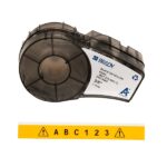 Brady M21-375-595-YL Nastro per etichette originale in vinile - Testo nero su sfondo giallo - Larghezza 9
