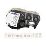 Brady M4-131-499 Nastro per etichette originale in tessuto di nylon - Testo nero su sfondo bianco - Larghezza 25