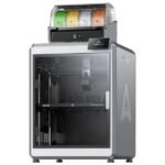 Creality K2 Plus Combo Stampante 3D chiusa + Unità CFS - Volume 35x35x35cm - Stampa ad alta velocità di 600mm/s - Doppia telecamera IA - Struttura robusta "Matrix" - USB