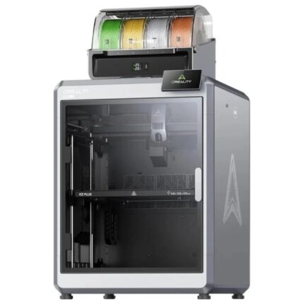 Creality K2 Plus Combo Stampante 3D chiusa + Unità CFS - Volume 35x35x35cm - Stampa ad alta velocità di 600mm/s - Doppia telecamera IA - Struttura robusta "Matrix" - USB