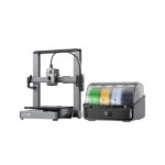 Creality Hi Combo Stampante 3D aperta + unità CFS - Volume 26x26x30 cm - Calibrazioni automatiche - Estrusore multifunzionale - Corpo metallico - Velocità fino a 500 mm/s - USB