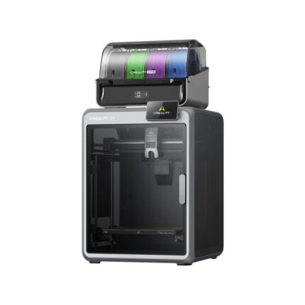 Creality K2 Combo Stampante 3D chiusa + Unità CFS - Volume 26x26x26cm - Stampa ad alta velocità fino a 600mm/s - Doppia telecamera IA - USB