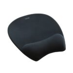 Tooq TQMP1002-B Tappetino ergonomico per mouse - Poggiapolsi in schiuma viscoelastica - Superficie morbida