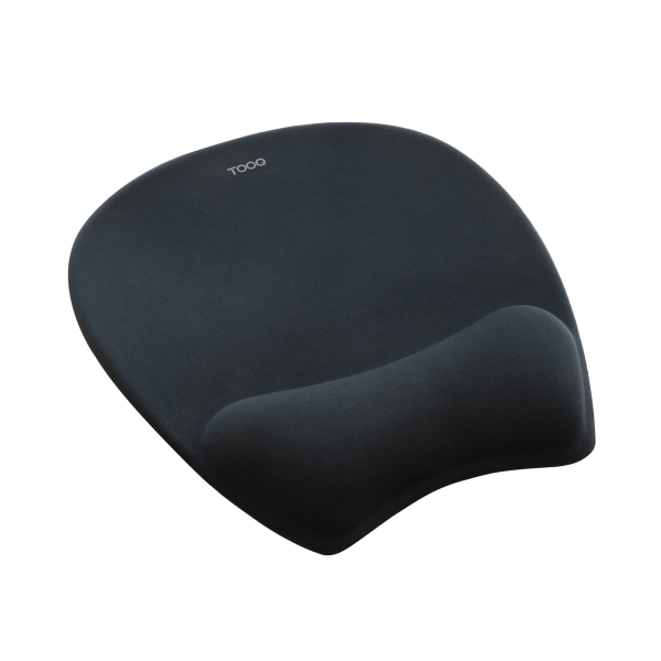 Tooq TQMP1002-B Tappetino ergonomico per mouse - Poggiapolsi in schiuma viscoelastica - Superficie morbida Tooq TQMP1002-B Tappetino ergonomico per mouse - Poggiapolsi in schiuma viscoelastica - Superficie morbida