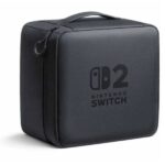 Nintendo Custodia da viaggio per console Nintendo Switch 2 - Protezione efficace contro gli urti - Capacità per 6 schede - Scomparti per accessori - Colore nero