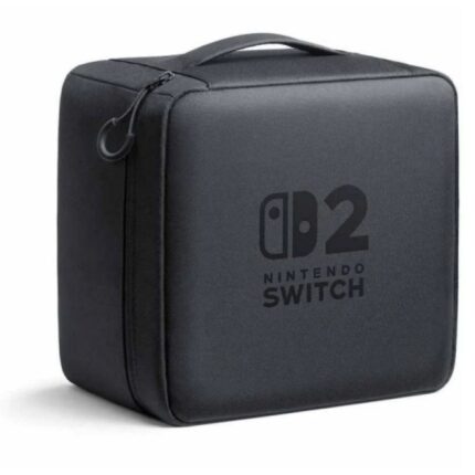 Nintendo Custodia da viaggio per console Nintendo Switch 2 - Protezione efficace contro gli urti - Capacità per 6 schede - Scomparti per accessori - Colore nero