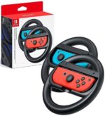 Nintendo Pack di 2 volanti per Joy-Con - Migliore presa - Immersione nei giochi di corse - Comandi non inclusi - Colore rosso e blu