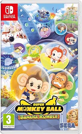Videogioco Nintendo Super Monkey Ball: Banana Rumble per console Nintendo Switch - Genere Piattaforme/Party/Arcade - PEGI 3