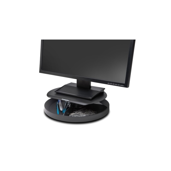 Kensington Smartfit Spin 2 Supporto girevole - Organizer girevole - Supporta monitor fino a 18 kg - Altezza regolabile - Colore nero Kensington Smartfit Spin 2 Supporto girevole - Organizer girevole - Supporta monitor fino a 18 kg - Altezza regolabile - Colore nero