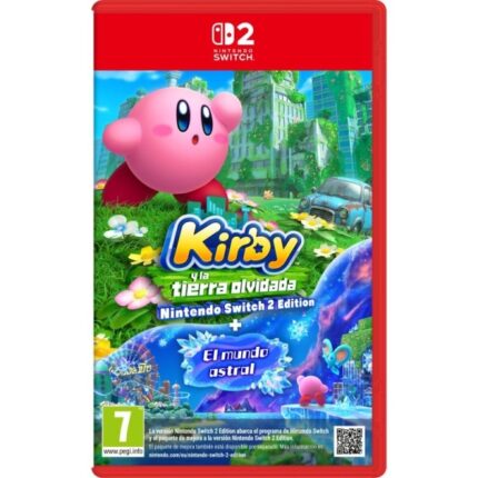 Videogioco Nintendo Kirby and The Forgotten Land per console Nintendo Switch 2 - Genere Piattaforme 3D/Azione/Avventura - PEGI 7