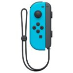 Nintendo Joy-Con sinistro per Nintendo Switch - Vibrazione HD - Sensore di movimento - Accelerometro e giroscopio - Connettività Bluetooth - Colore blu neon