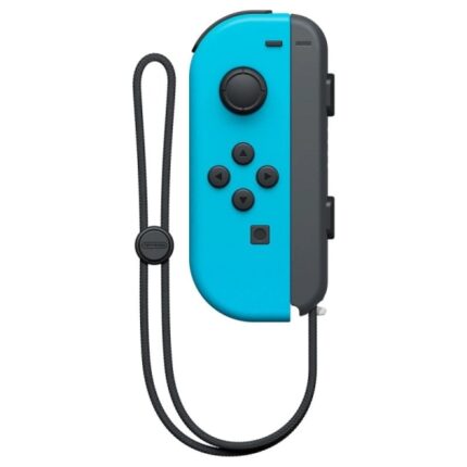 Nintendo Joy-Con sinistro per Nintendo Switch - Vibrazione HD - Sensore di movimento - Accelerometro e giroscopio - Connettività Bluetooth - Colore blu neon