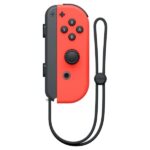 Nintendo Joy-Con destro per Nintendo Switch - Vibrazione HD - Sensore di movimento - Accelerometro e giroscopio - Connettività Bluetooth - Telecamera a infrarossi - Colore rosso neon