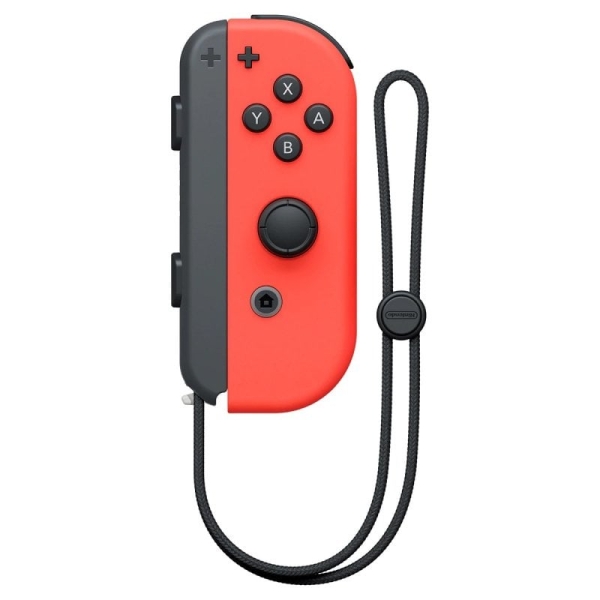Nintendo Joy-Con destro per Nintendo Switch - Vibrazione HD - Sensore di movimento - Accelerometro e giroscopio - Connettività Bluetooth - Telecamera a infrarossi - Colore rosso neon Nintendo Joy-Con destro per Nintendo Switch - Vibrazione HD - Sensore di movimento - Accelerometro e giroscopio - Connettività Bluetooth - Telecamera a infrarossi - Colore rosso neon