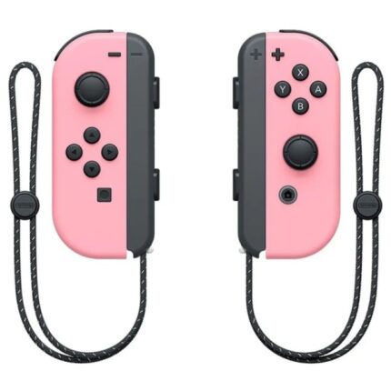Set di 2 controller Joy-Con sinistro/destro per Nintendo Switch - Bluetooth 3.0+HS - Autonomia fino a 20 ore - Vibrazione HD - NFC per Amiibo - Telecamera a infrarossi - Colore nero e rosa