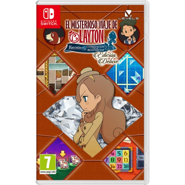 Videogioco Nintendo Il misterioso viaggio di Layton per console Nintendo Switch - Genere Puzzle/Mistero/Avventura narrativa - PEGI 7 Videogioco Nintendo Il misterioso viaggio di Layton per console Nintendo Switch - Genere Puzzle/Mistero/Avventura narrativa - PEGI 7