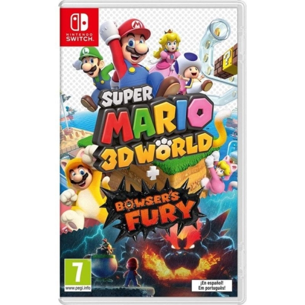 Pacchetto videogiochi Nintendo Super Mario 3D World e Bowser'S Fury per console Nintendo Switch - Genere Piattaforme/Avventura - PEGI 7 Pacchetto videogiochi Nintendo Super Mario 3D World e Bowser'S Fury per console Nintendo Switch - Genere Piattaforme/Avventura - PEGI 7