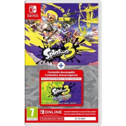 Videogioco Nintendo Splatoon 3 con Expansion Pass per console Nintendo Switch - 3 mesi di Nintendo Switch Online inclusi - Genere: azione/sparatutto in terza persona - PEGI 7