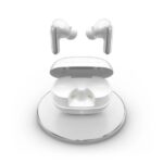 Energy Sistem Serenity ANC Ultra Auricolari True Wireless - Bluetooth 5.4 - Riduce fino al 95% del rumore esterno - Chiamate in stereo - 25 ore di autonomia - Ricarica Qi e USB - Assistente vocale integrato - Colore bianco