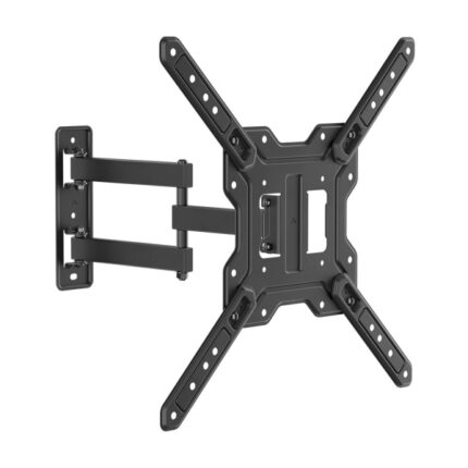 Aisens WT65TSE-417 ECO Supporto per monitor/TV - Girevole e inclinabile - 3 perni - Da 23" a 65" - Peso massimo 30 kg - Colore nero