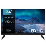 Cecotec A5 series ALH50024 Smart TV LED da 24" con risoluzione HD - Sistema Dolby Audio - Sistema operativo VIDAA - WiFi integrato - 3 HDMI - 2 USB - Sintonizzatore DVB - Colore nero