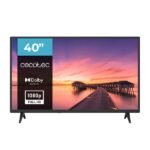Cecotec 0 Series 0040 Smart TV LED da 40" con risoluzione HD - Sistema Dolby - Connessioni HDMI e USB - Sintonizzatore DVB - Retroilluminazione LED - Alto contrasto - Colore nero