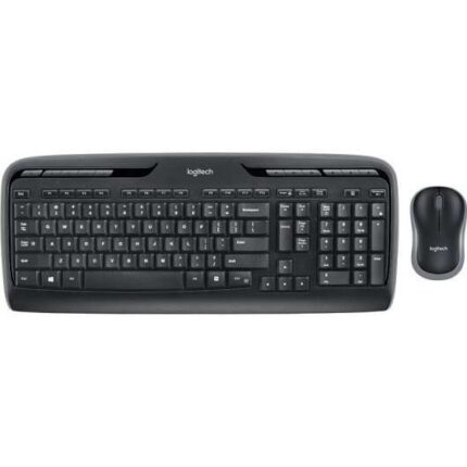 Logitech MK330 Pack Wireless Tastiera multimediale + Mouse a 3 pulsanti - Ambidestro - Colore nero