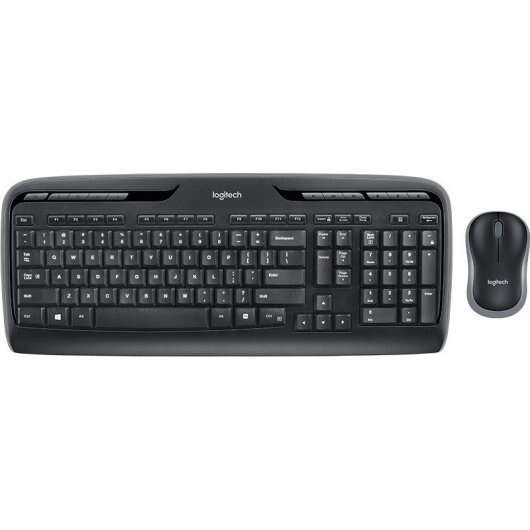 Logitech MK330 Pack Wireless Tastiera multimediale + Mouse a 3 pulsanti - Ambidestro - Colore nero Logitech MK330 Pack Wireless Tastiera multimediale + Mouse a 3 pulsanti - Ambidestro - Colore nero