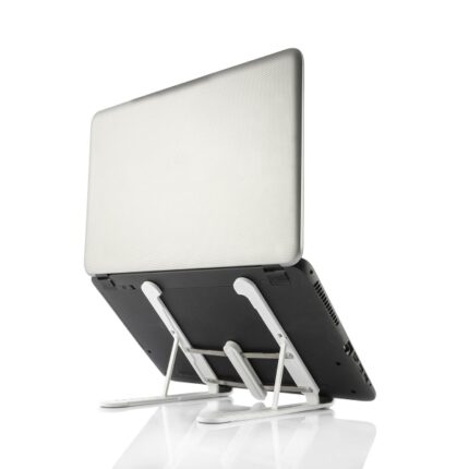 Innovagoods Flappot Supporto per laptop fino a 17" - Supporto regolabile - Antiscivolo - Leggero - Portatile - Custodia inclusa - 8 livelli di inclinazione - 21x16