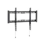 Tooq LP1083F-B Supporto fisso a parete per TV da 37"-80" - Peso max 75 kg - VESA 600x400 mm - Sistema di sgancio tramite cordino - Colore nero