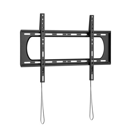Tooq LP1084F-B Supporto fisso a parete per TV da 37"-80" - Peso max 80 kg - VESA 600x400 mm - Sistema di sgancio tramite cordino - Colore nero