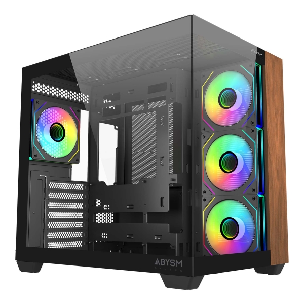 Abysm Danube Sava Nature 285B Black ARGB Case Tower ATX Abysm Danube Sava Nature 285B Black ARGB Case Tower ATX