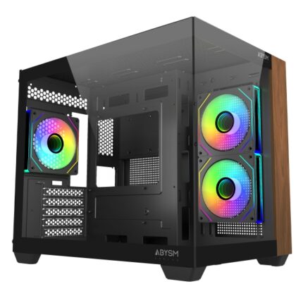Abysm Danube Sava Nature 285C Black ARGB Case Micro ATX