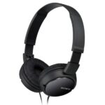 Sony MDR-ZX110B Cuffie con microfono integrato - Archetto regolabile - Cuffie girevoli - Colore nero
