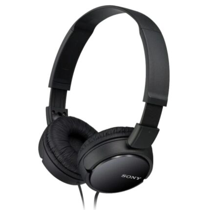 Sony MDR-ZX110B Cuffie con microfono integrato - Archetto regolabile - Cuffie girevoli - Colore nero