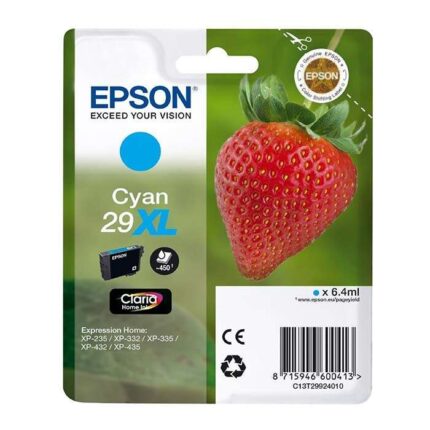 Epson T2992 (29XL) Cartuccia d'inchiostro originale ciano - C13T29924012