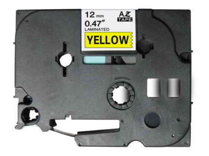 Brother TZe631 Nastro laminato generico per etichette - Testo nero su sfondo giallo - Larghezza 12 mm x 8 metri