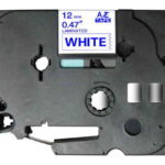 Brother TZe233 Nastro laminato generico per etichette - Testo blu su sfondo bianco - Larghezza 12 mm x 8 metri