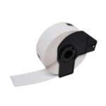 Brother DK11218 - Etichette generiche pretagliate circolari - Diametro 24 mm - 1000 unità - Testo nero su sfondo bianco