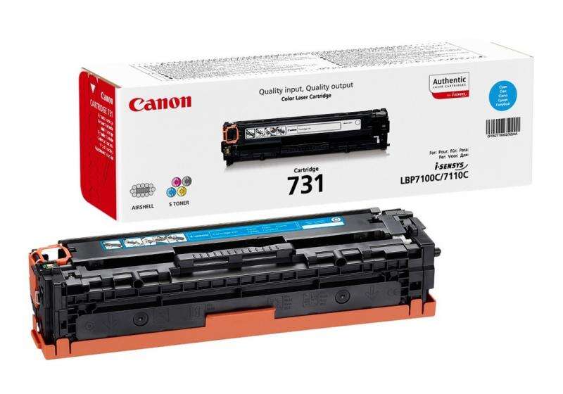 Cartuccia toner originale Canon 731 Ciano - 6271B002 Cartuccia toner originale Canon 731 Ciano - 6271B002